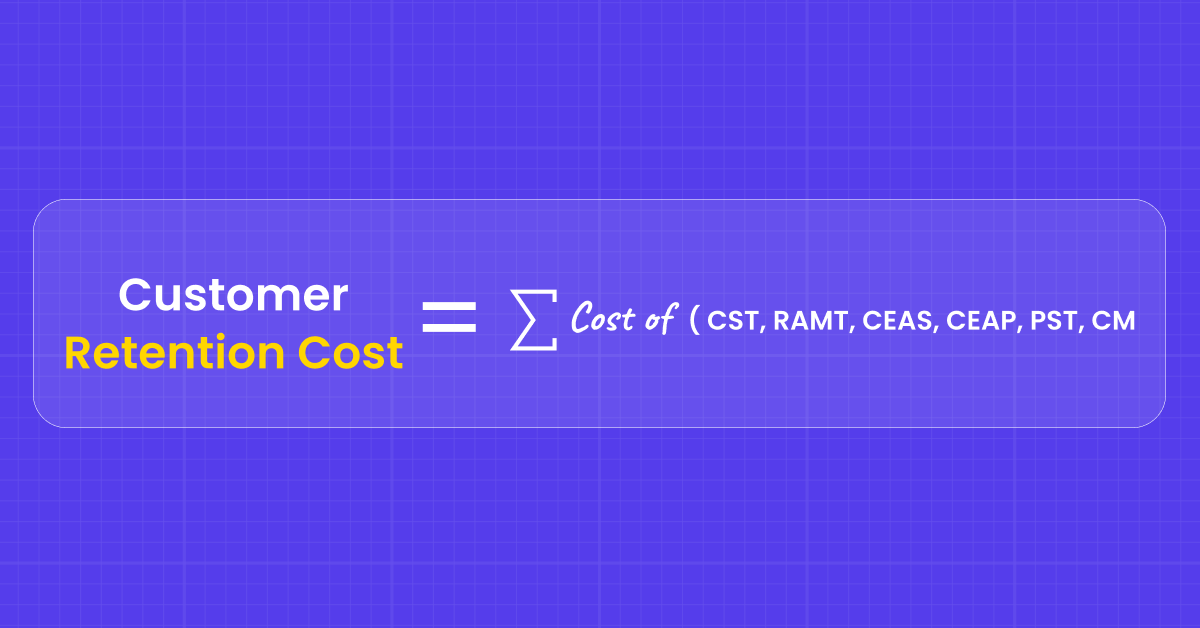 Customer Retention Cost Calculator | WebEngage