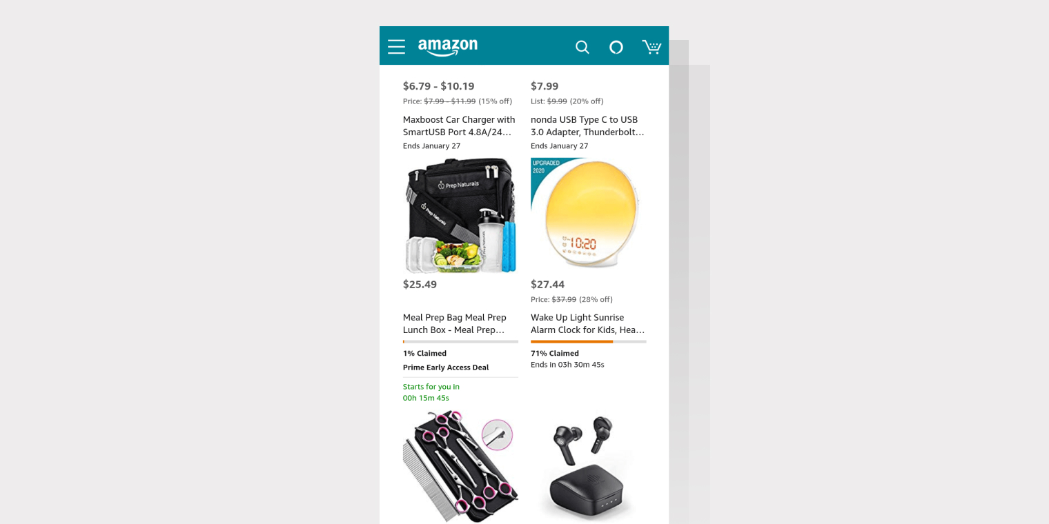 User Retention Example by Amazon Mobile App | WebEngage
