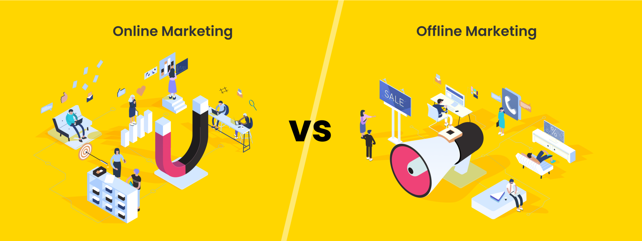 A founder's perspective of Offline and Online Marketing
