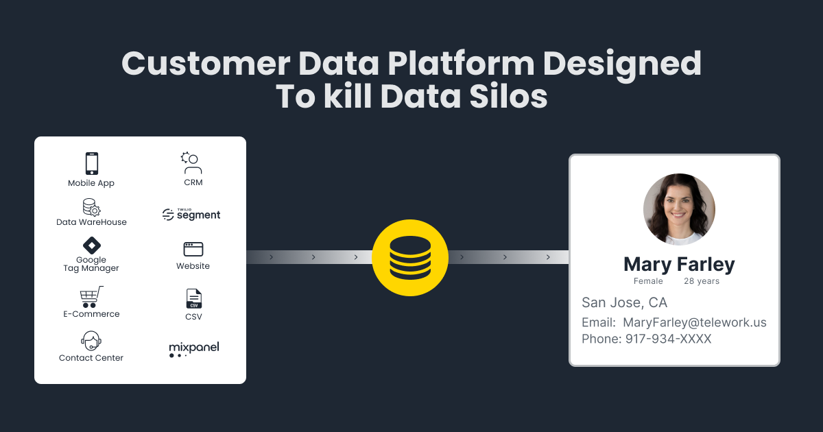 Customer Data Platform Designed To kill Data Silos