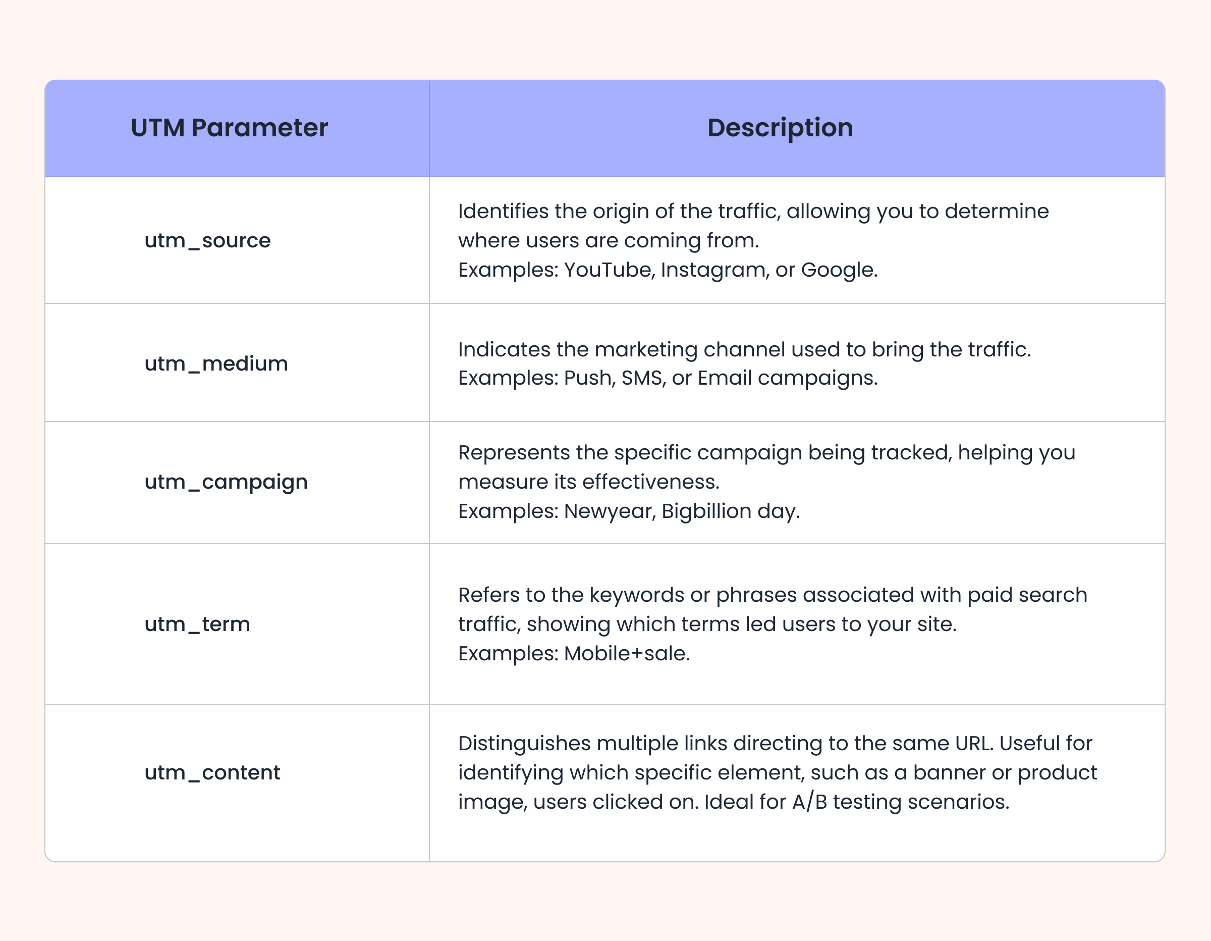 UTM Parameters