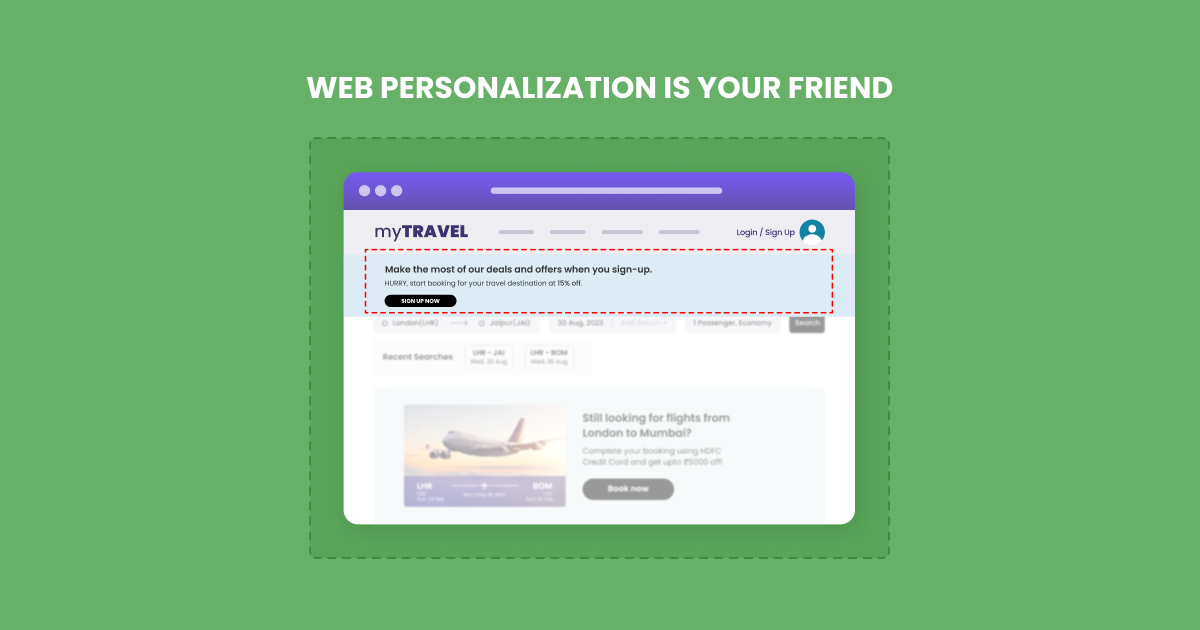 DRIVE WEB PERSONALIZATION