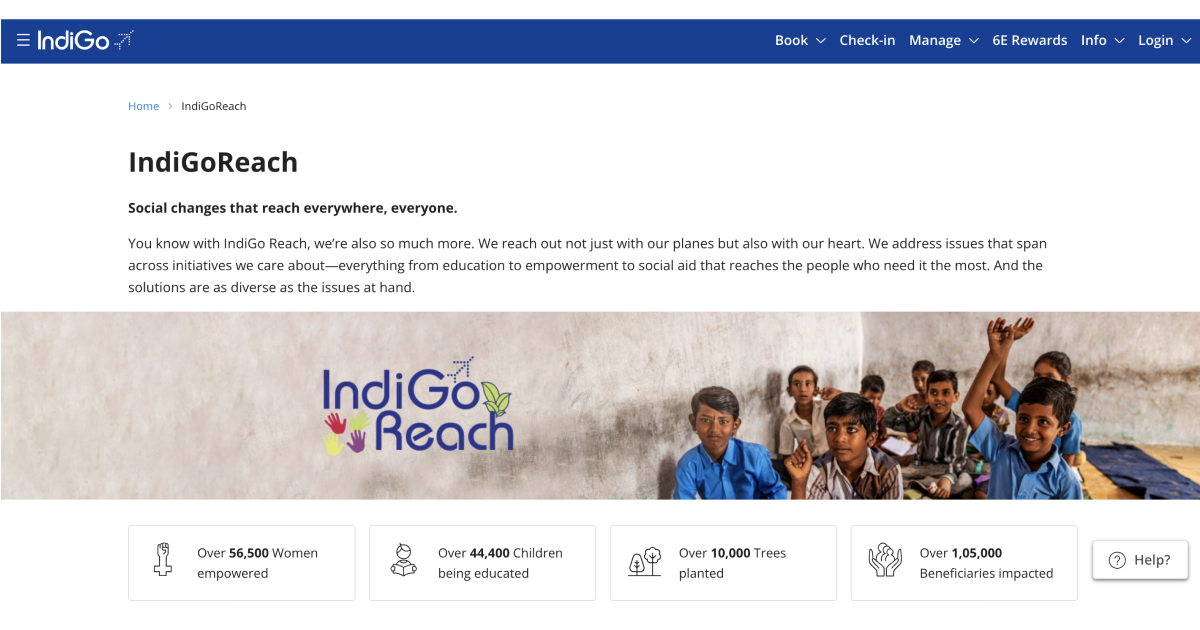 Indigo for customer engagement for airlines
