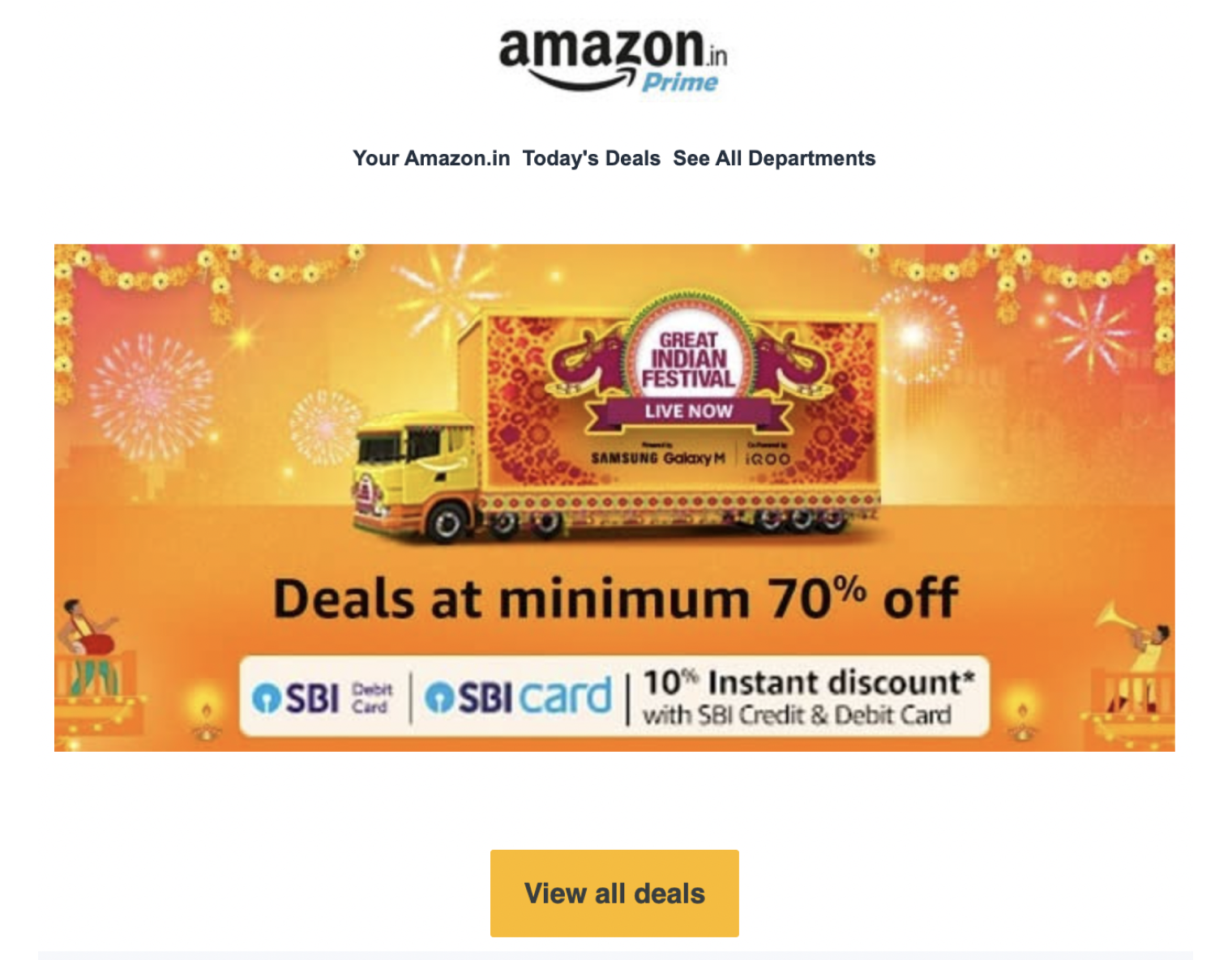 Amazon Festive Sale