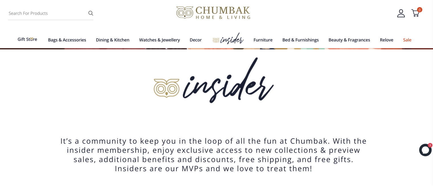 Chumbak Loyalty Programs