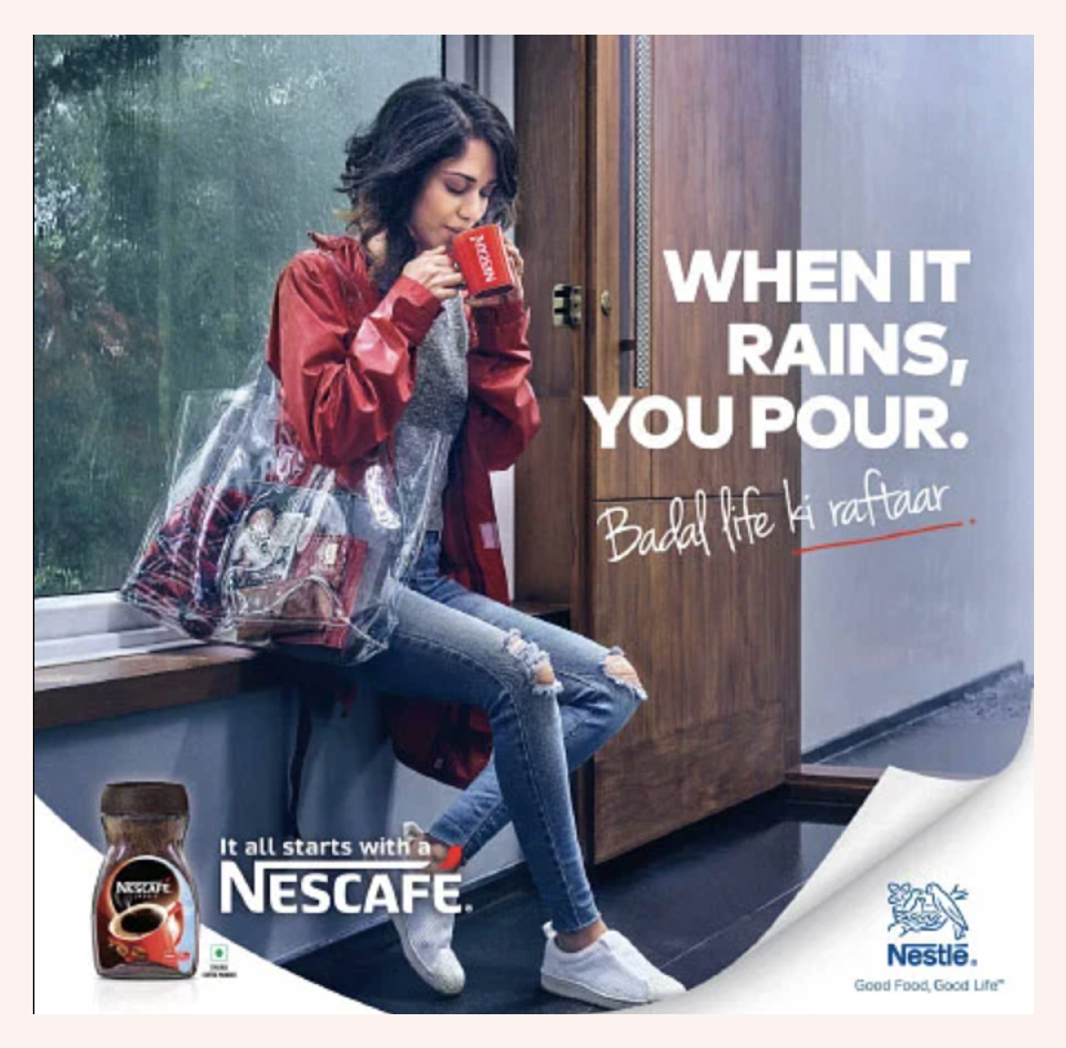 Nescafe creating a campaign around Mumbai Monsoons