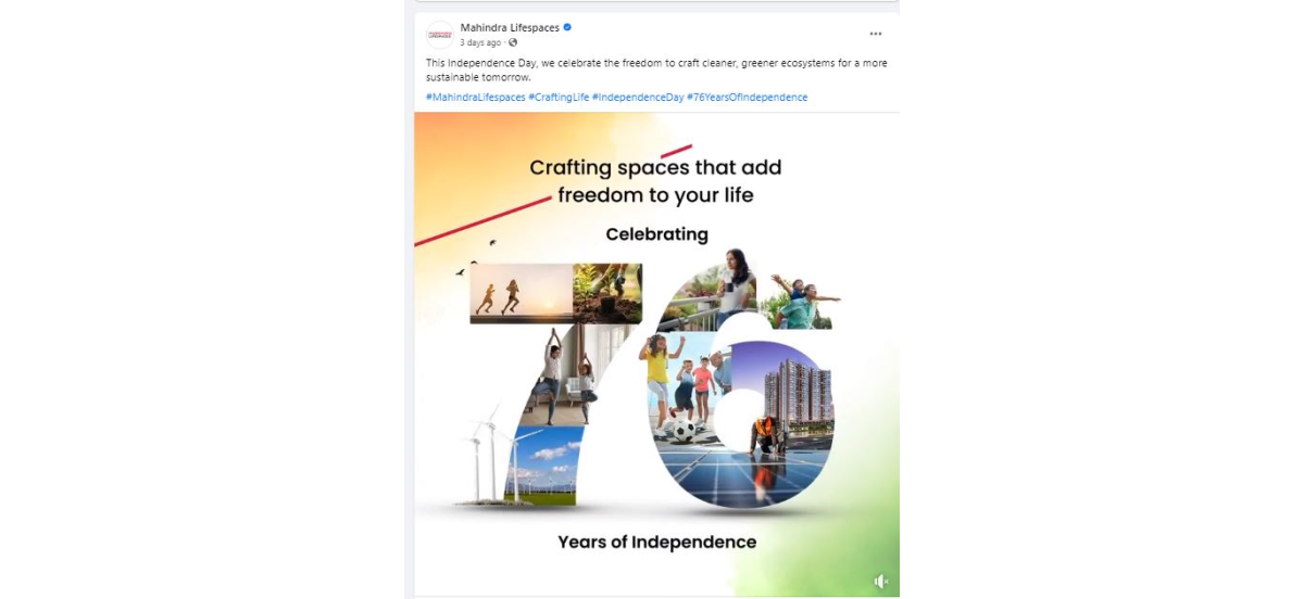 Mahindra Lifespaces Indian Independence Day