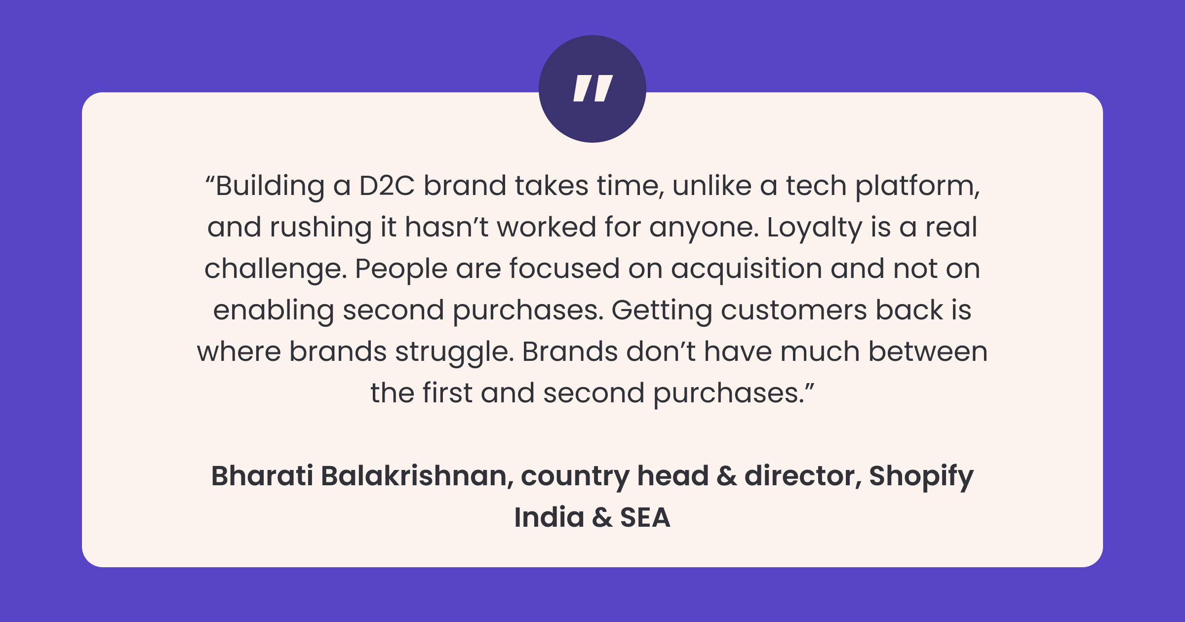 Bharati Balakrishnan, country head & director, Shopify India & SEA