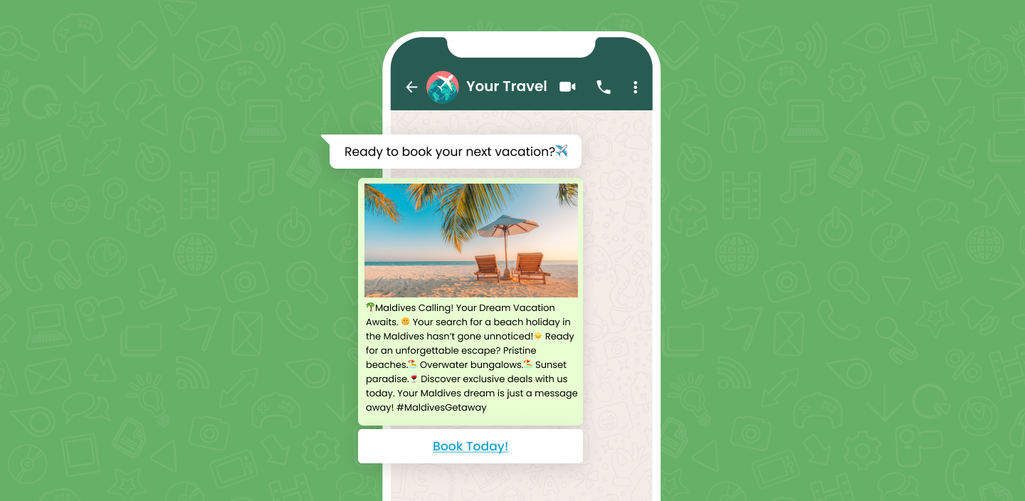 Personalized Travel Recommendations for whatsapp