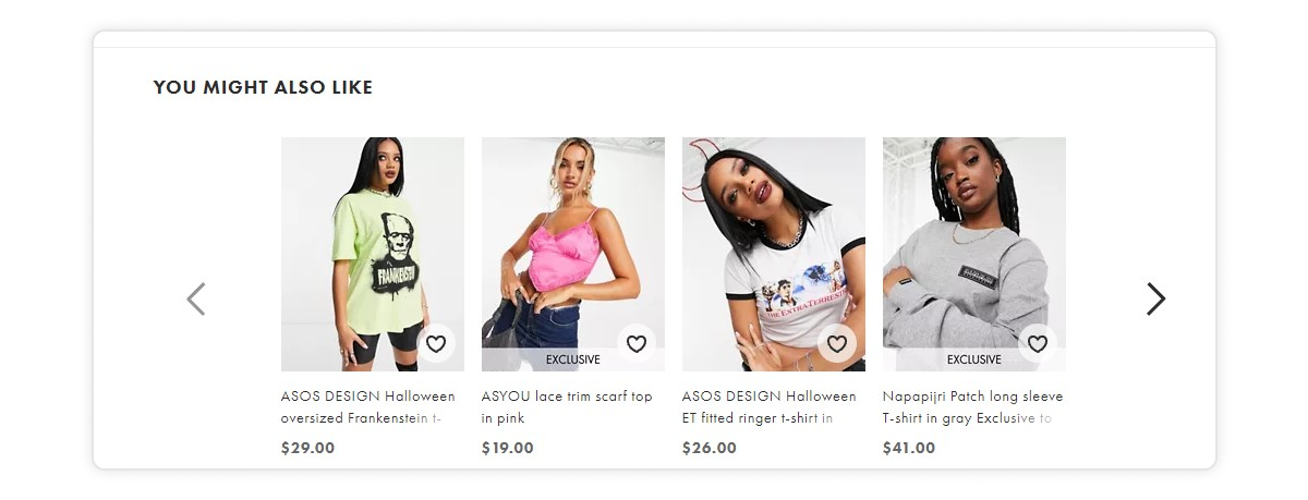 ASOS – Personalized Recommendations